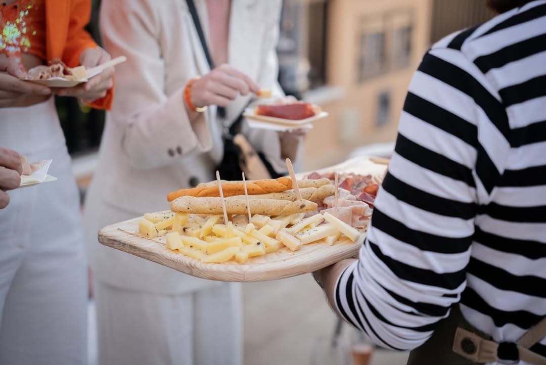 Comida para picar para un evento privado en Tutti Sensi, Puerto Portals