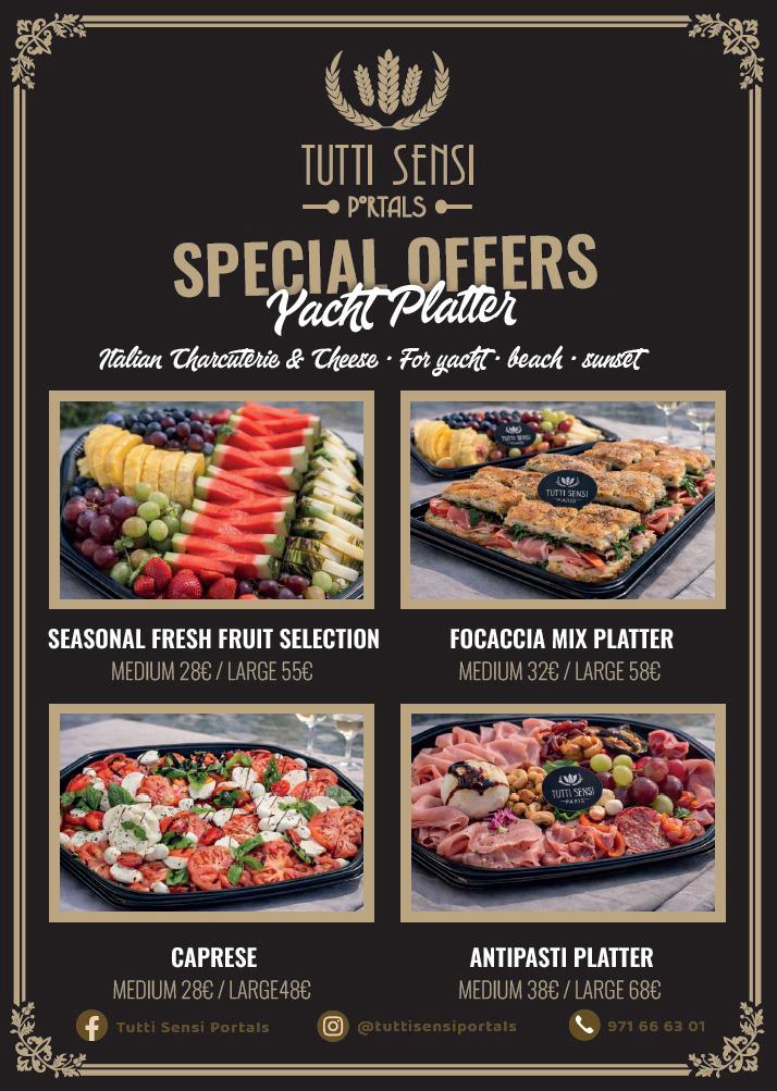 Yacht Platter - Order from your boat in Puerto Portals